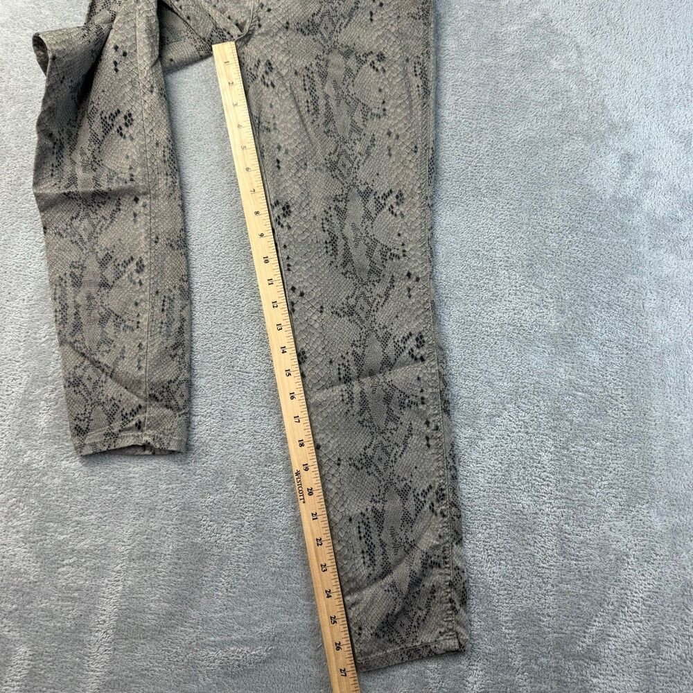 KUT From the Kloth Jeans Women's 4 Brown Donna Fab AB Ankle Skinny Snake Print - Picture 6 of 12
